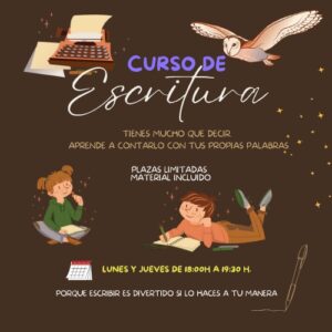 Matrícula curso escritura (jóvenes)
